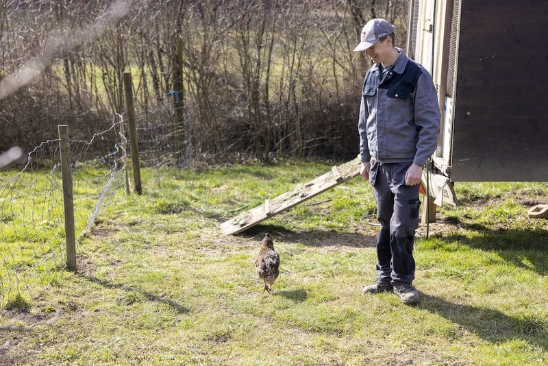 Bei Alexander Morf sind dank Rassegeflügel die Eier das ganze Jahr bunt