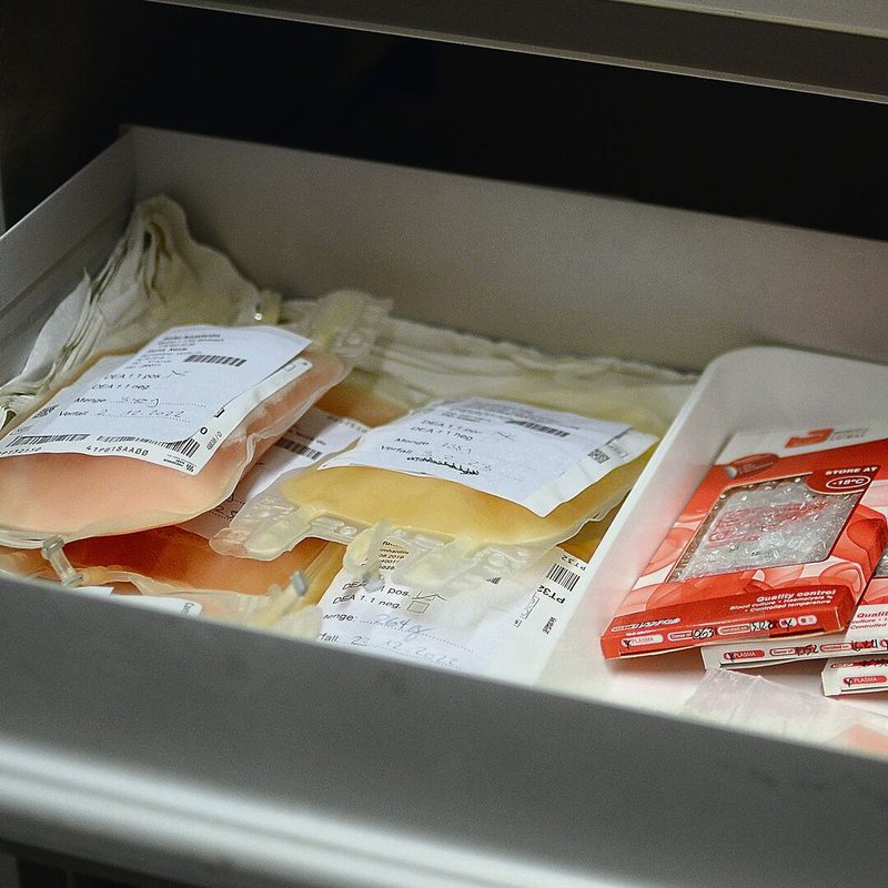 Auch Hunde können Blutspenden